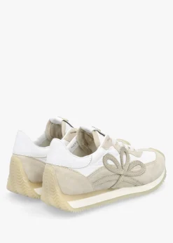 Movie Beige Suede & Nylon Runner Trainers
