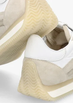 Movie Beige Suede & Nylon Runner Trainers