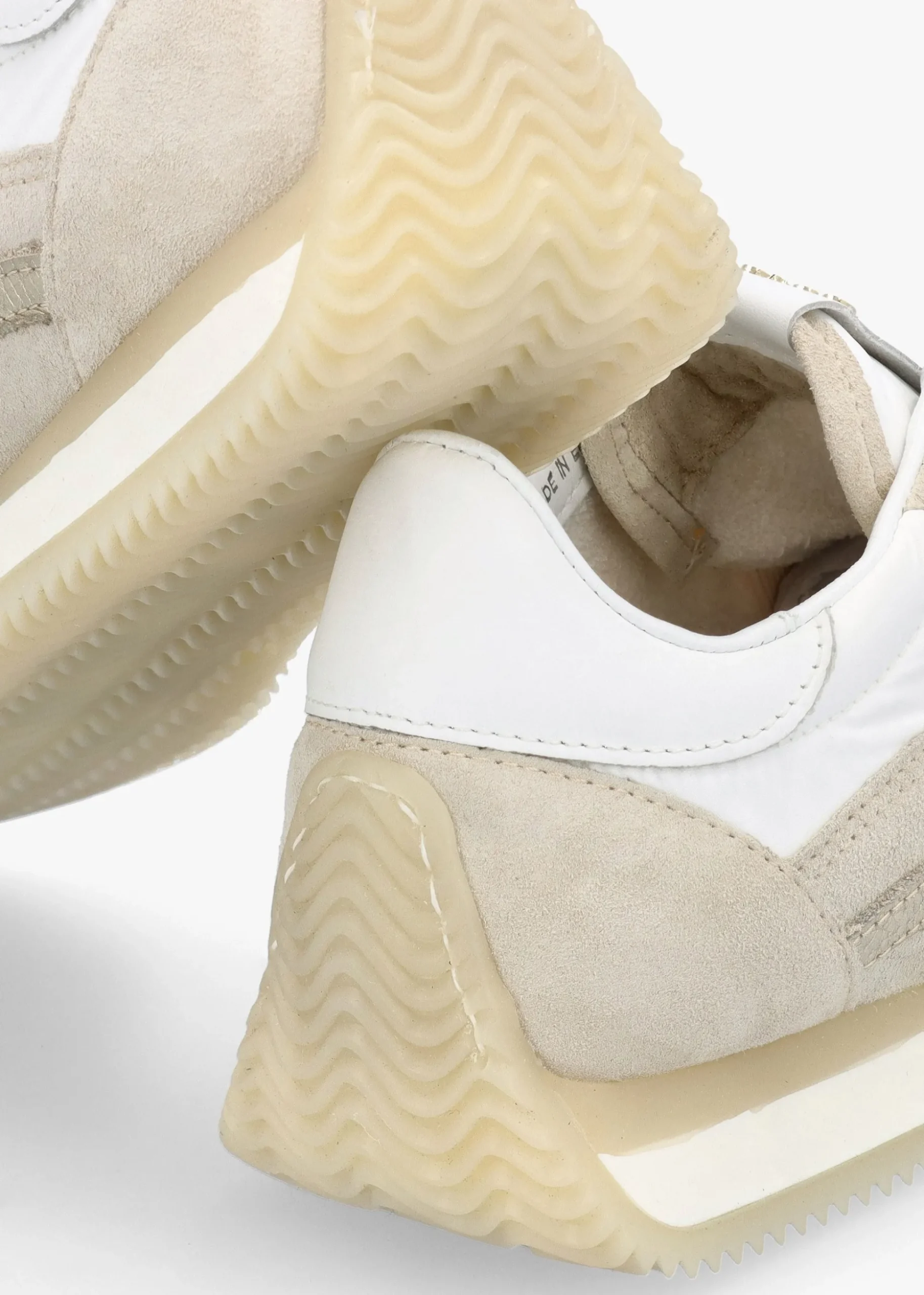 Movie Beige Suede & Nylon Runner Trainers
