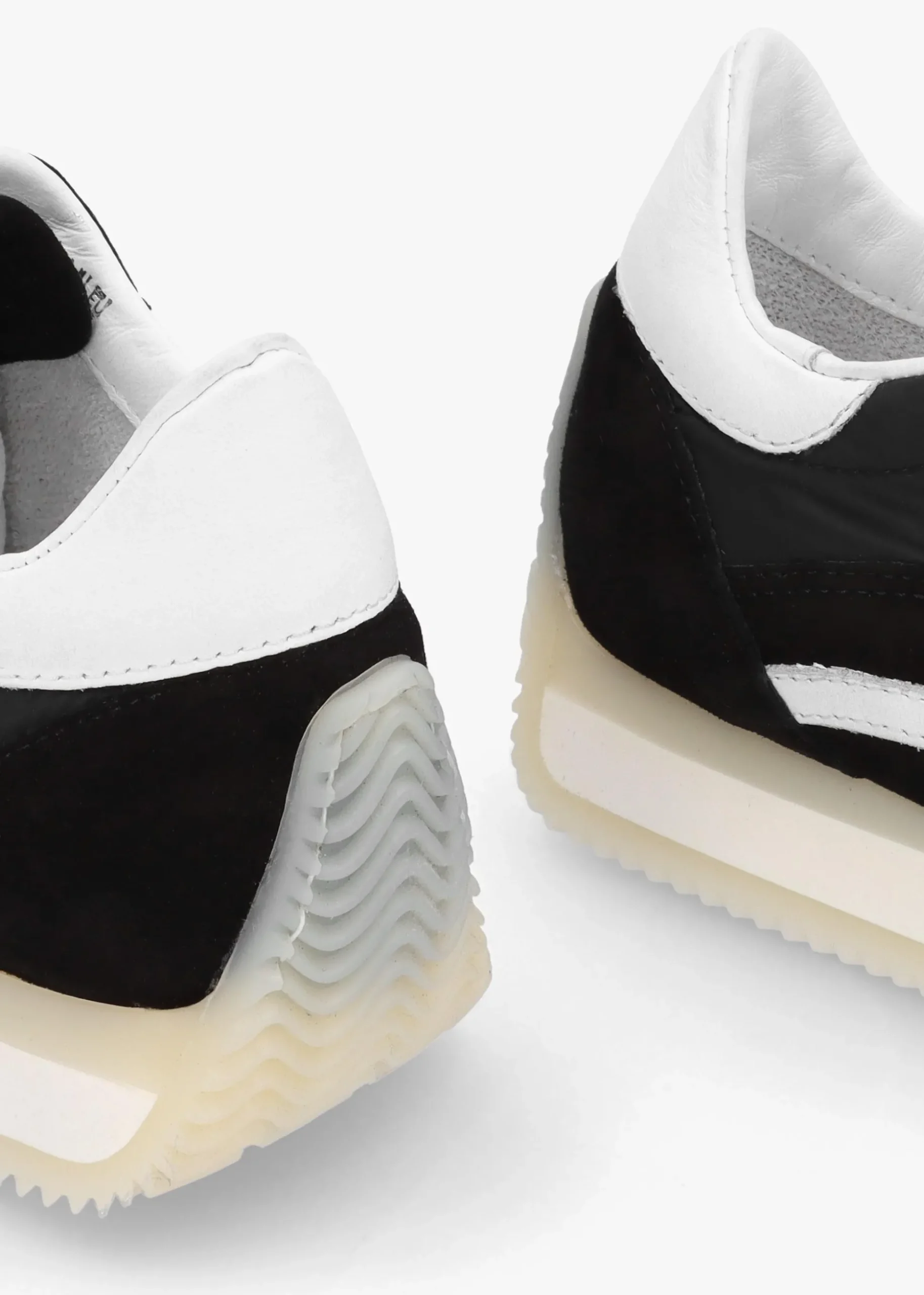 Movie Black & White Suede Runner Trainers