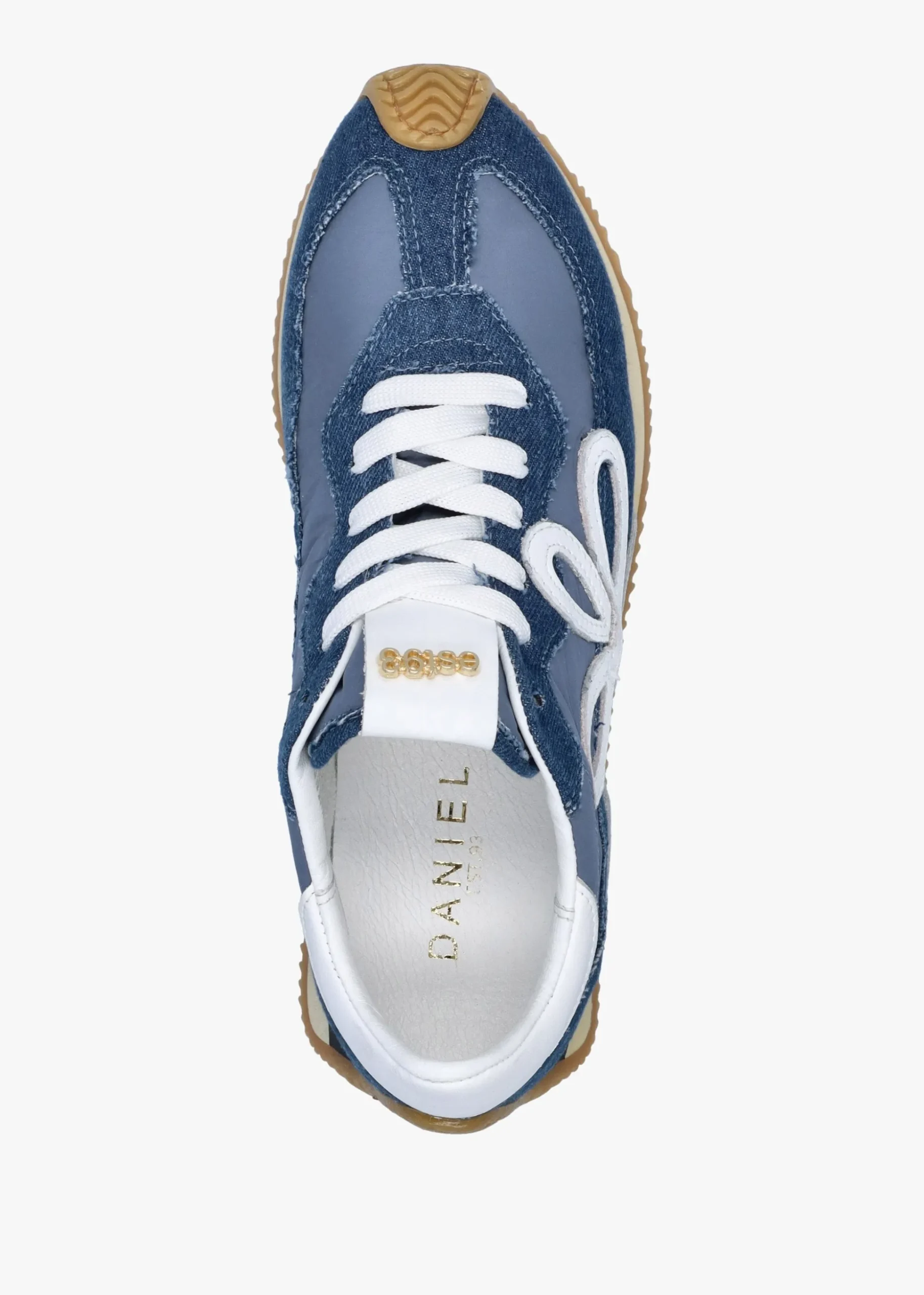 Movie Denim & Nylon Runner Trainers