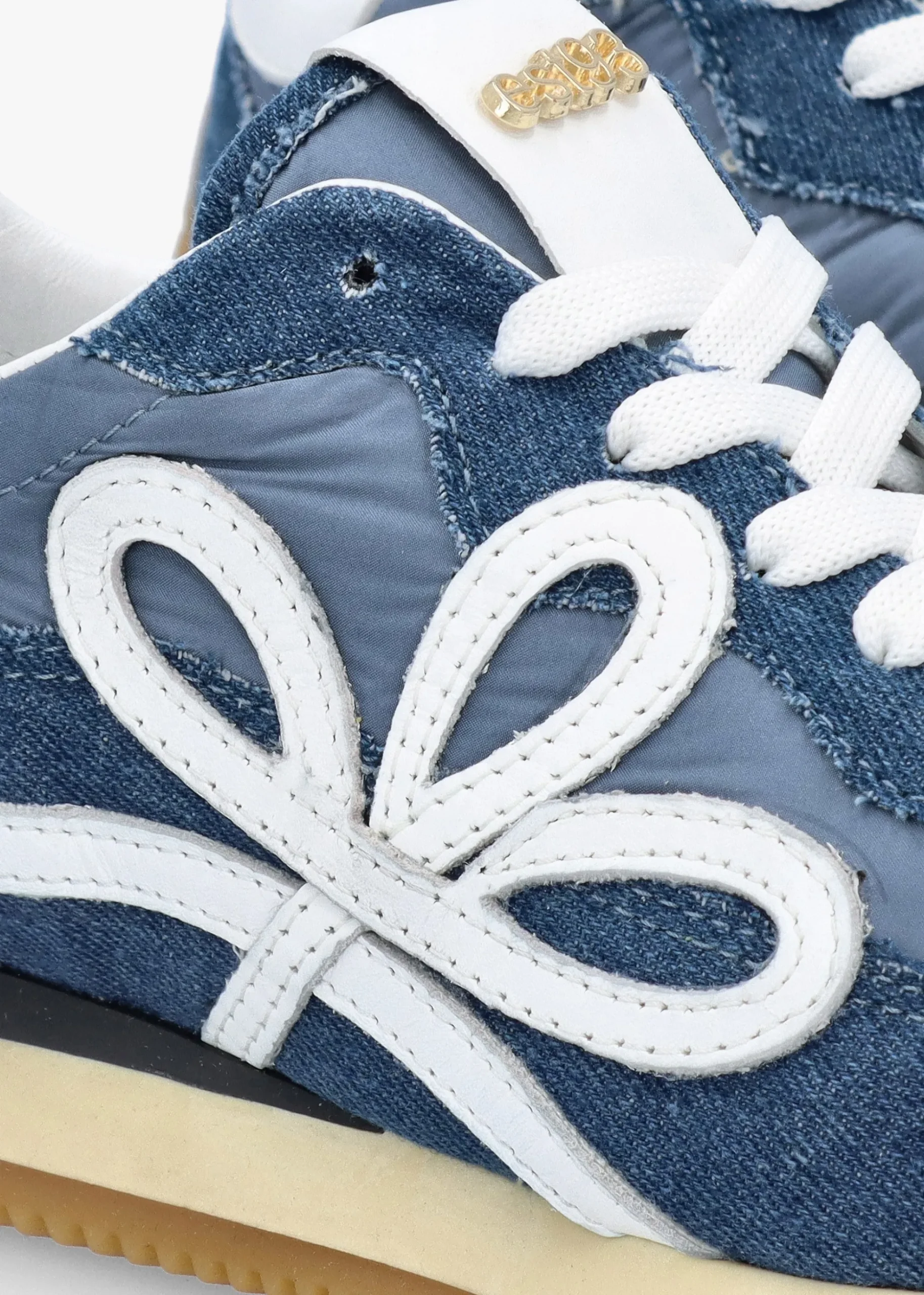 Movie Denim & Nylon Runner Trainers