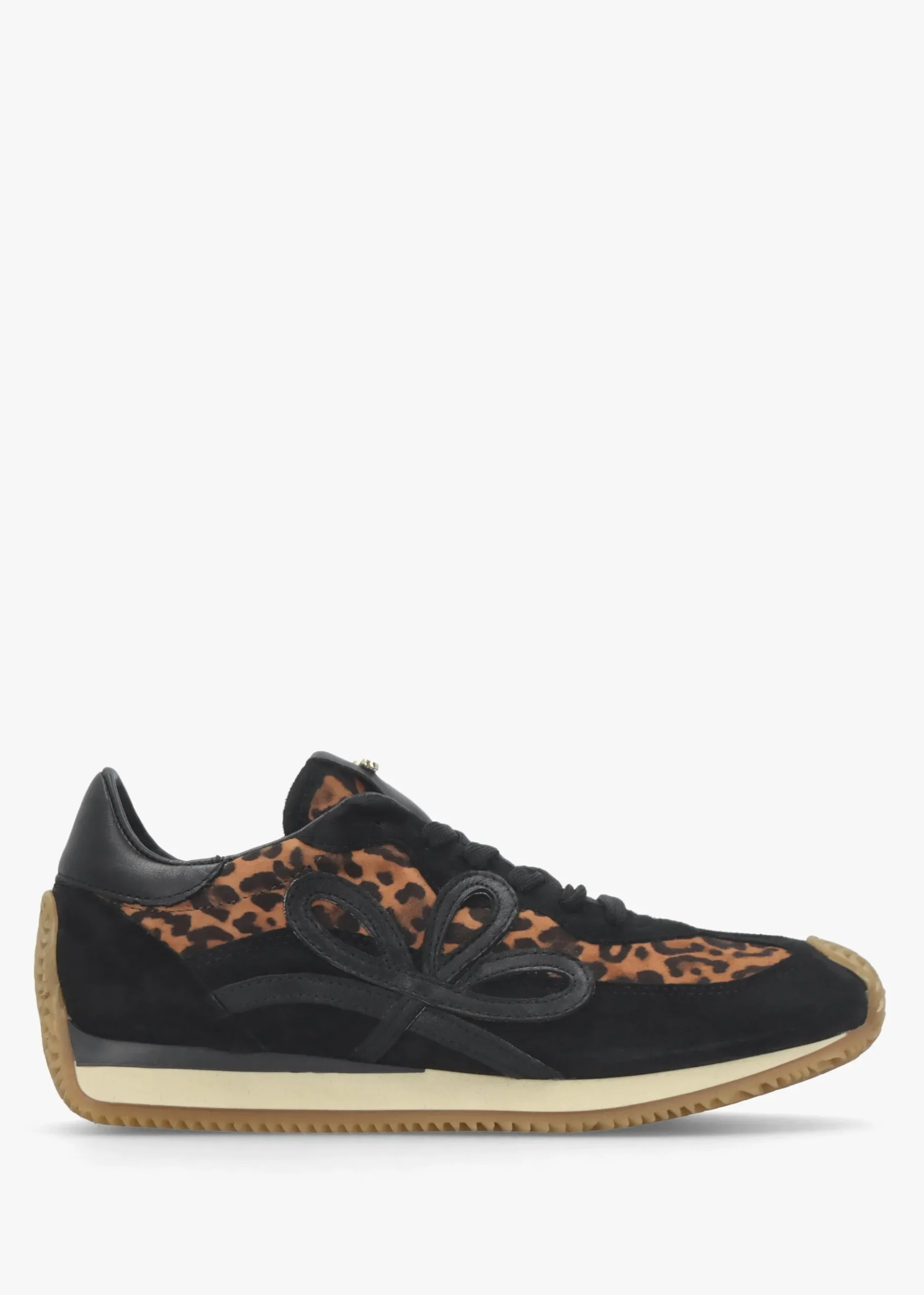 Movie Leopard Suede & Leather Runner Trainers