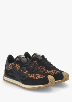 Movie Leopard Suede & Leather Runner Trainers