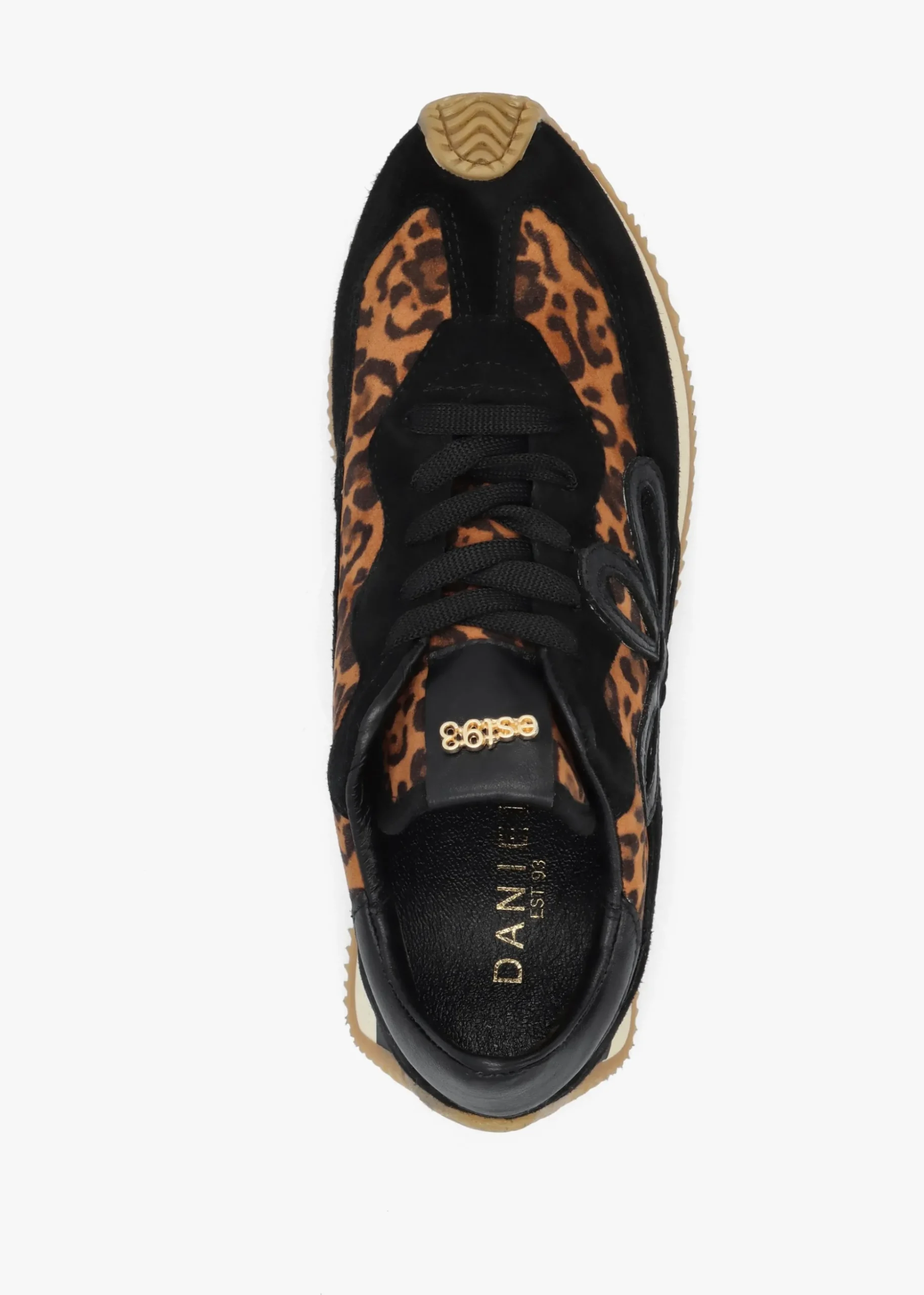 Movie Leopard Suede & Leather Runner Trainers