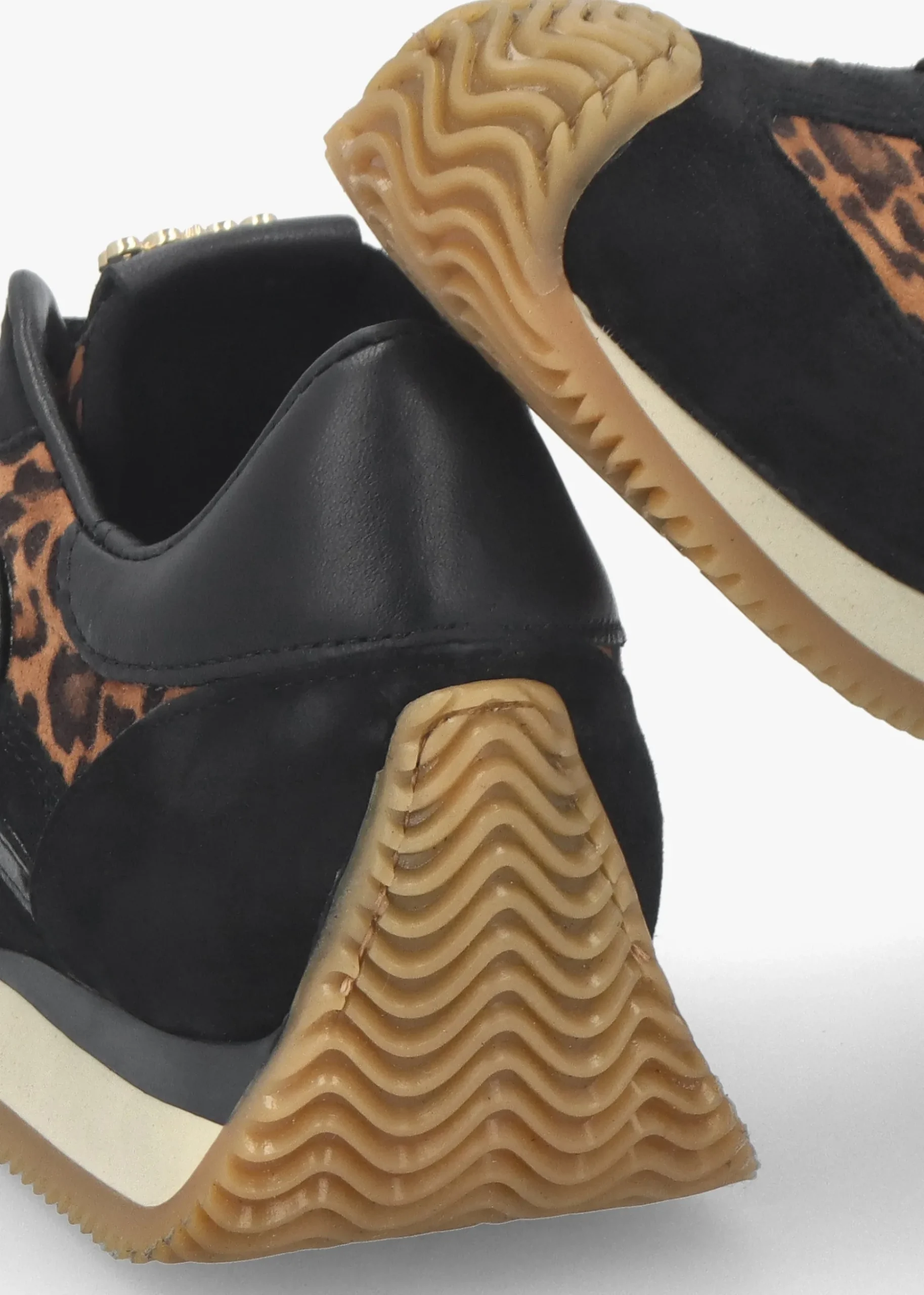 Movie Leopard Suede & Leather Runner Trainers