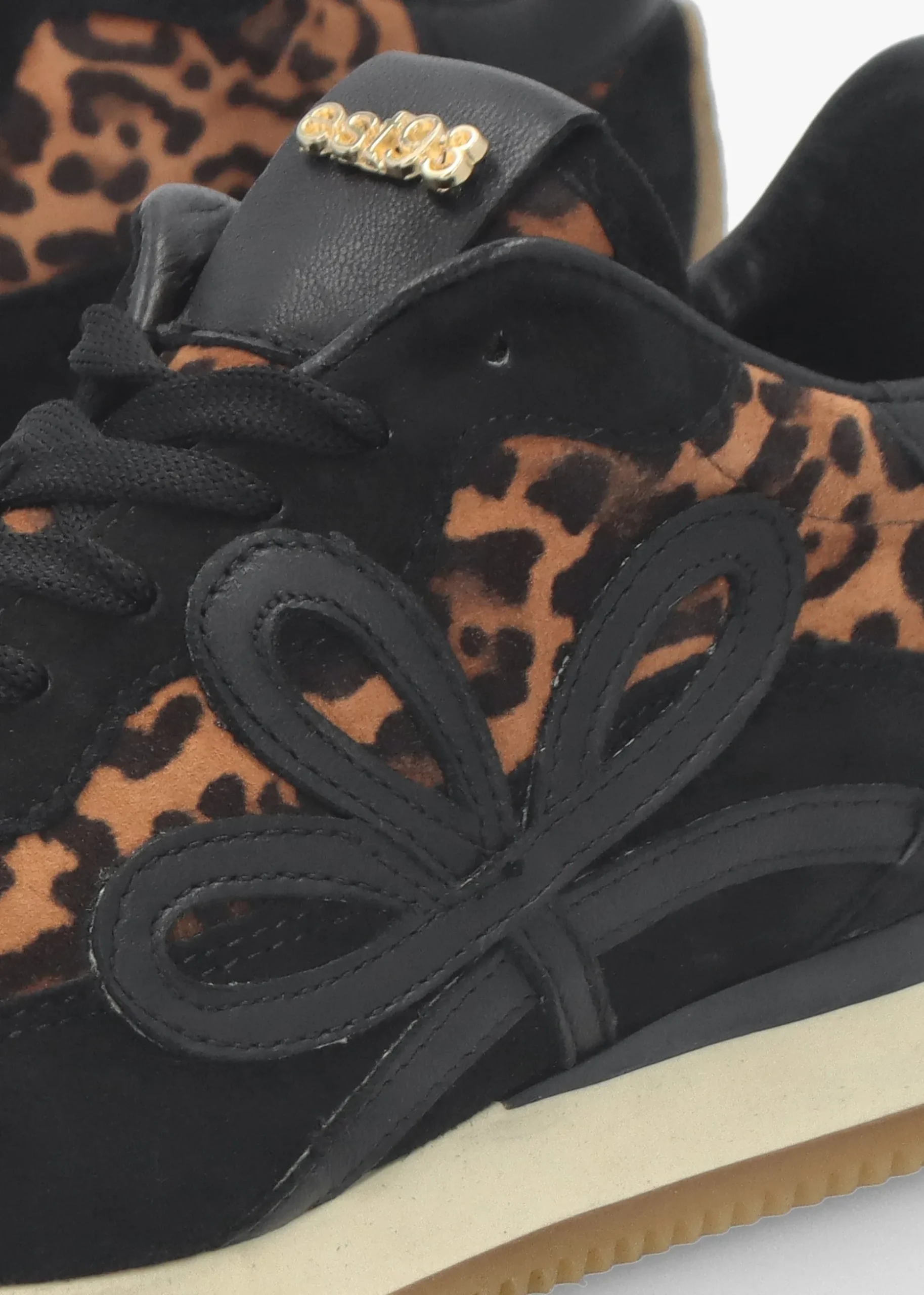 Movie Leopard Suede & Leather Runner Trainers