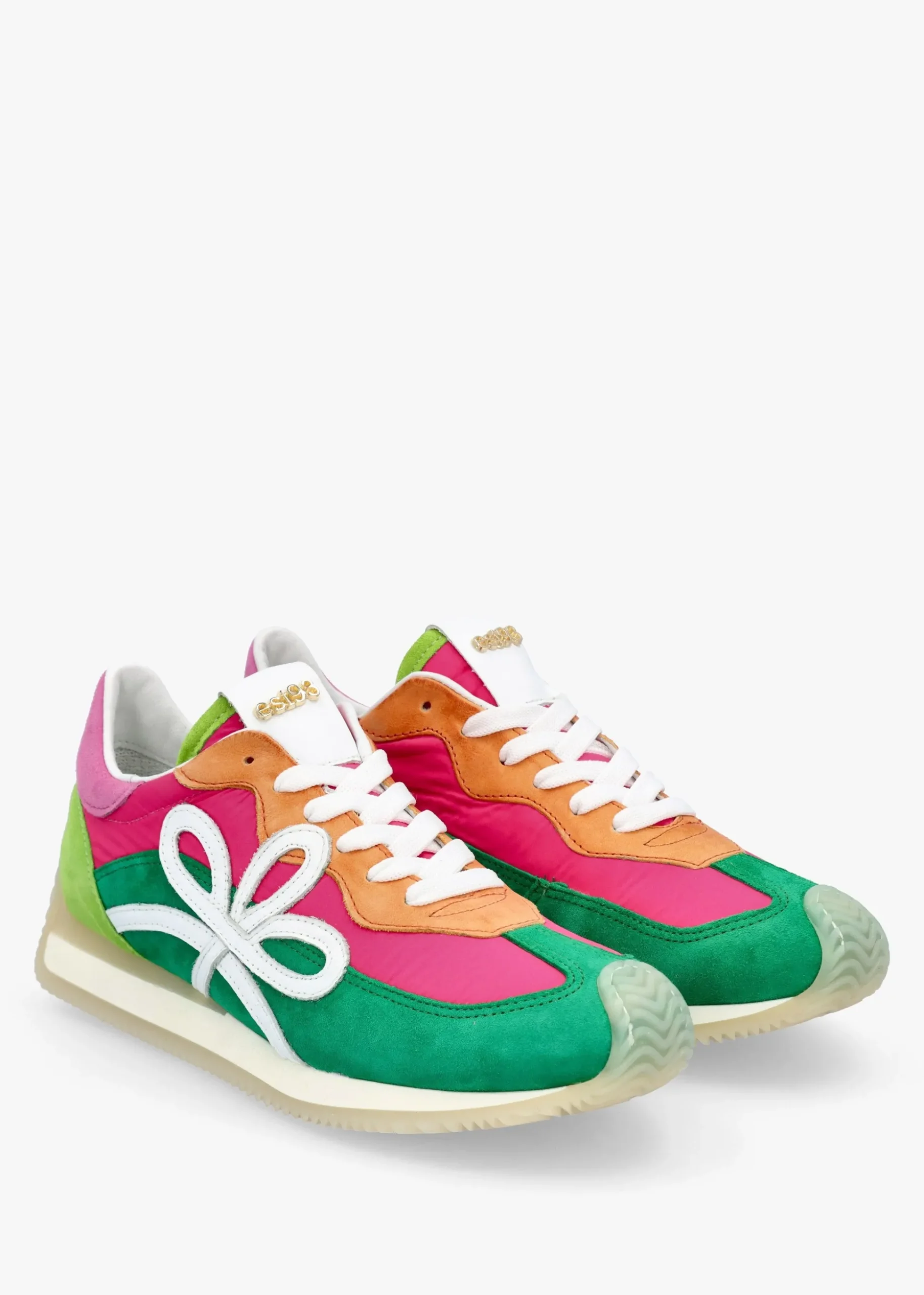 Movie Multicoloured Suede & Nylon Runner Trainers