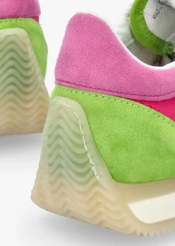 Movie Multicoloured Suede & Nylon Runner Trainers