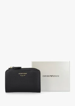 Myea Black Bi-Fold Coin Purse