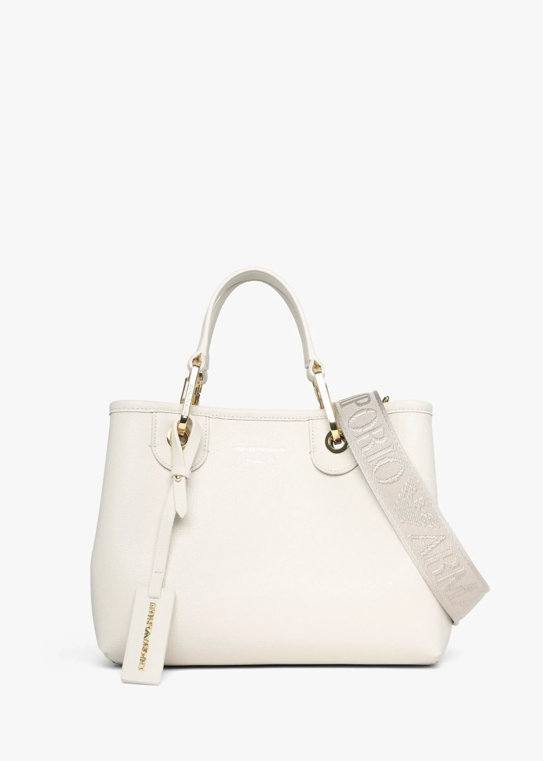 Myea Cream Shopper Bag With Pouch
