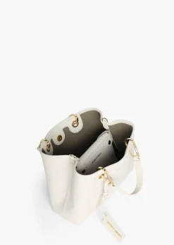 Myea Cream Shopper Bag With Pouch