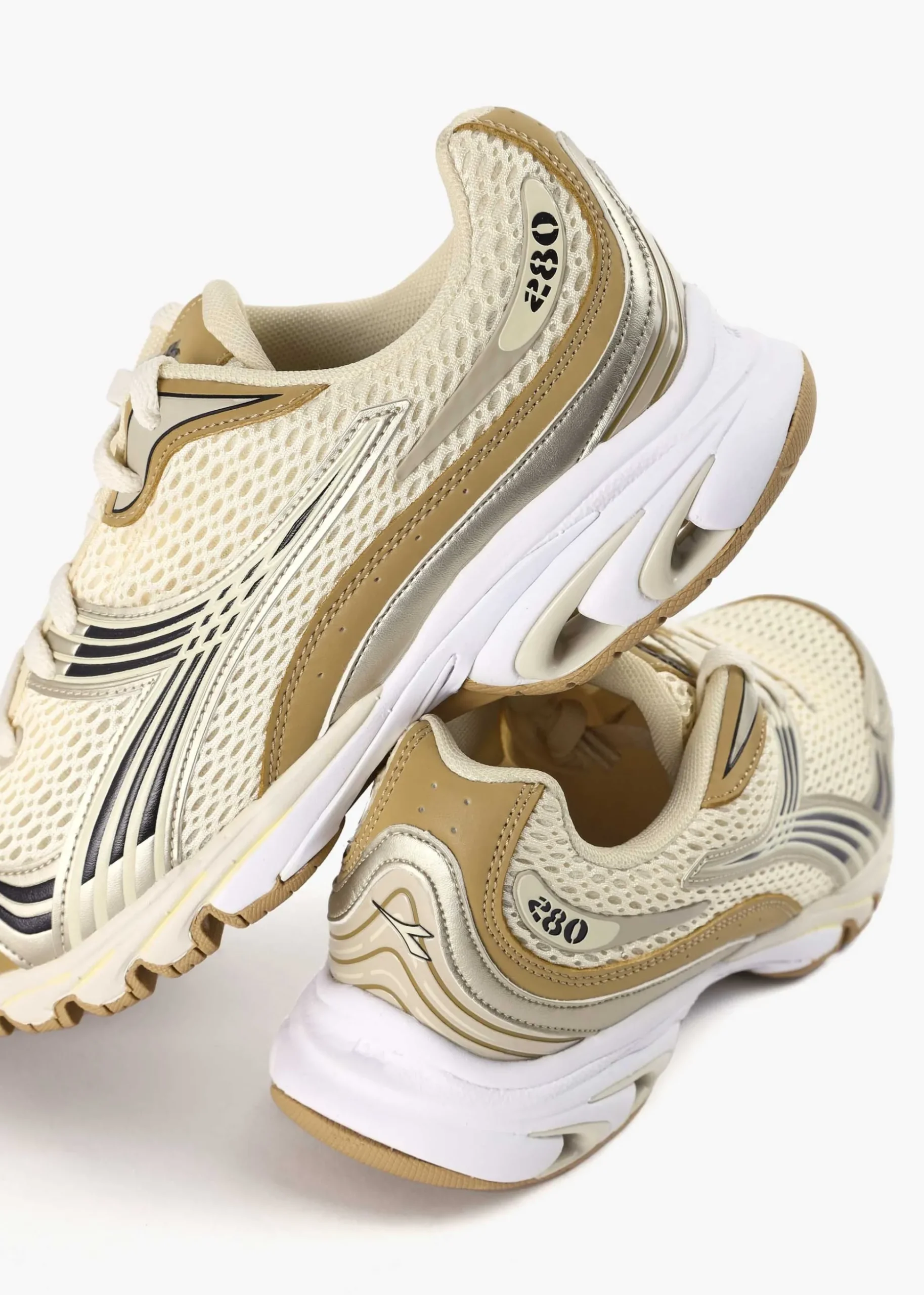 Mythos Propulsion 280 M2 Radiant Yellow Antique White Trainers