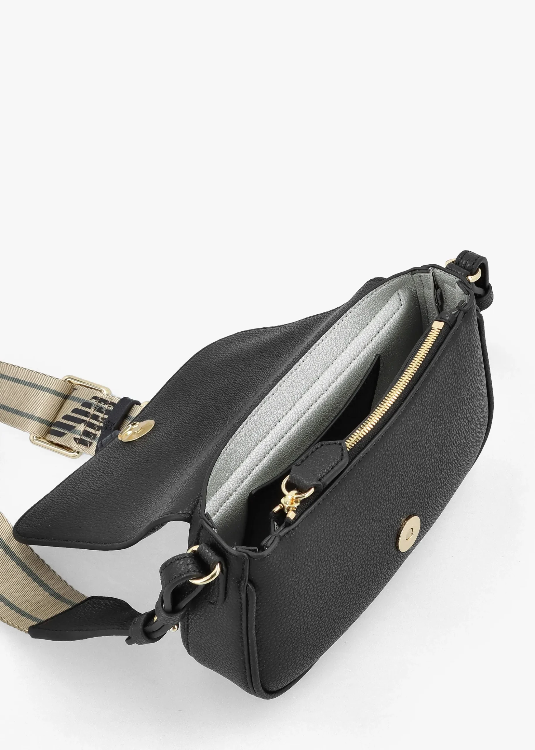 Nero Silver Cross-Body Bag
