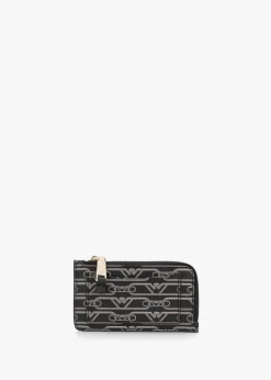 New Logo Nero & Ecru Card Holder