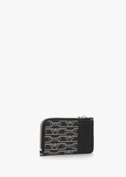 New Logo Nero & Ecru Card Holder