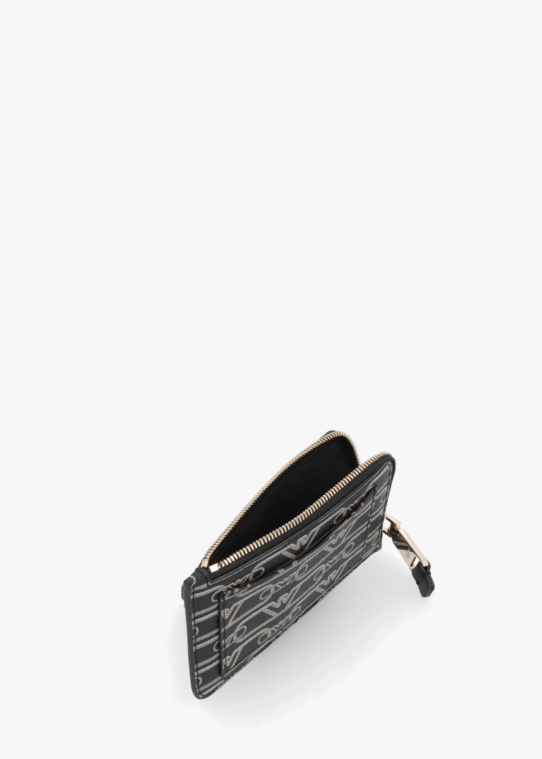 New Logo Nero & Ecru Card Holder