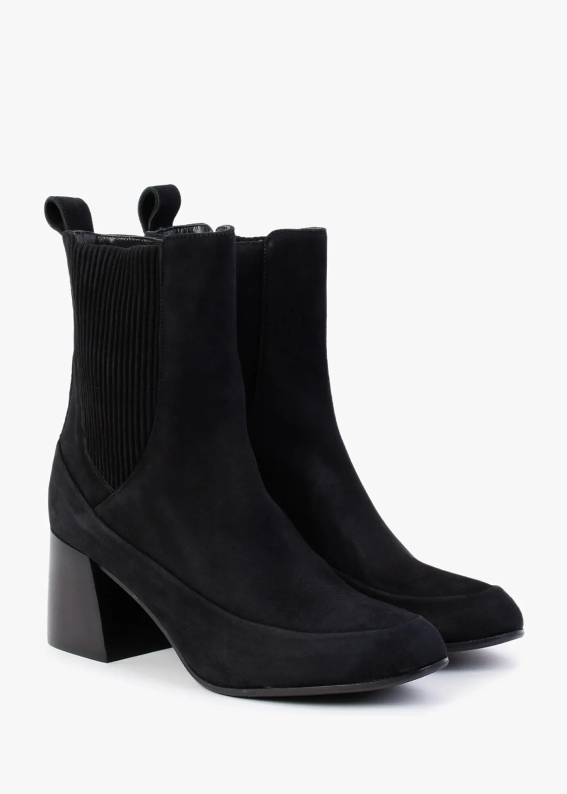 Nocky Black Suede Ankle Boots