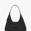 Nouveau Small Black Leather Shoulder Bag