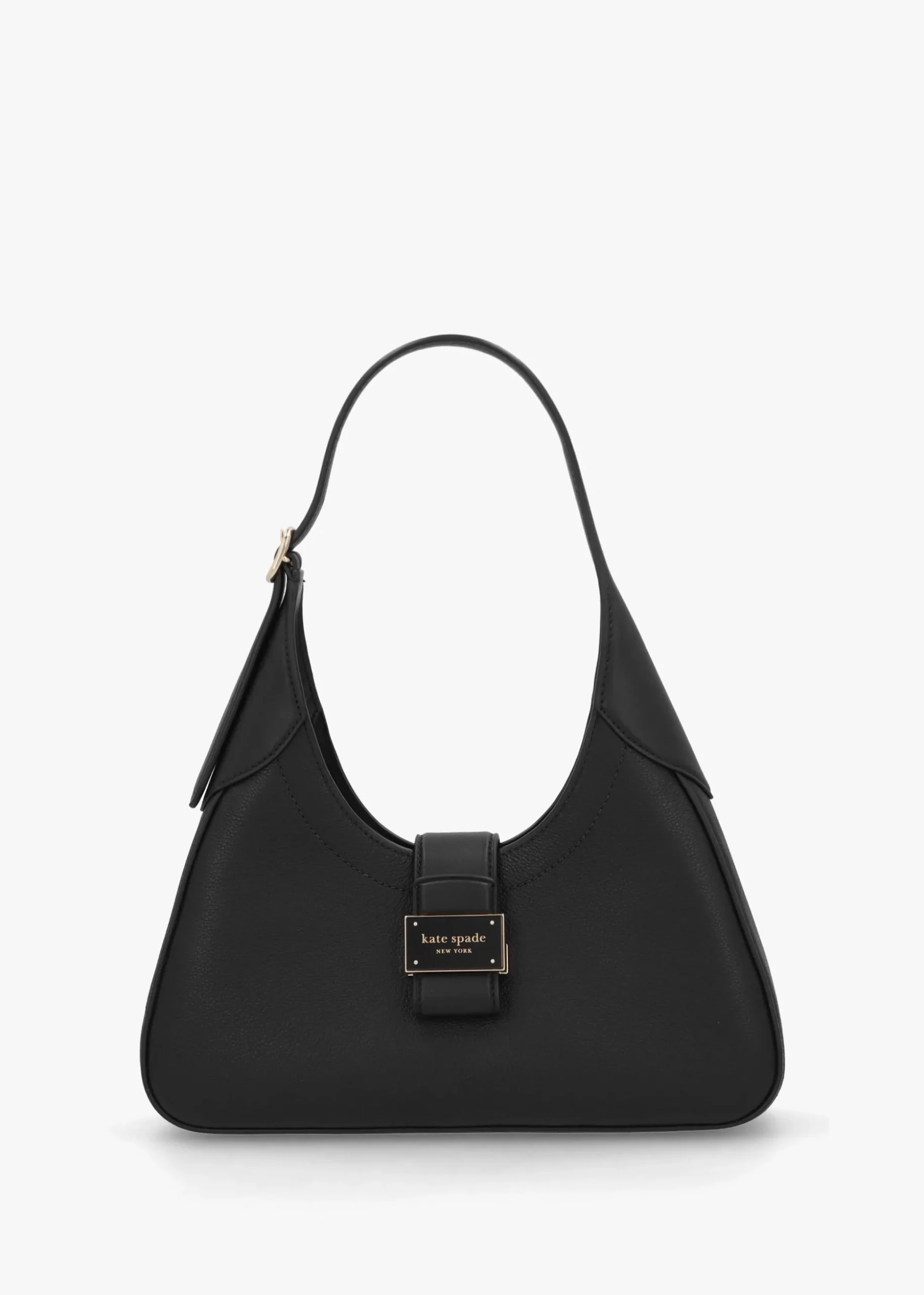 Nouveau Small Black Leather Shoulder Bag