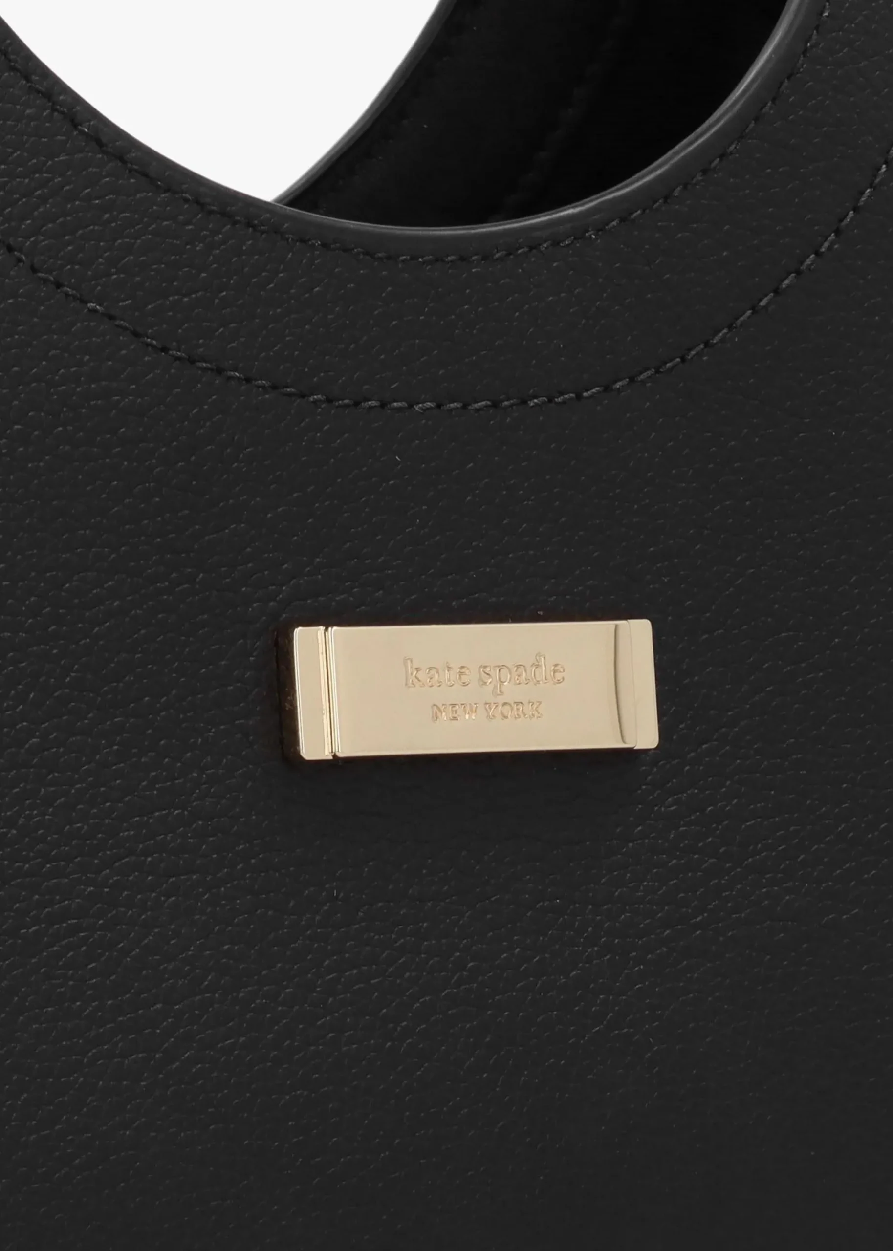Nouveau Small Black Leather Shoulder Bag