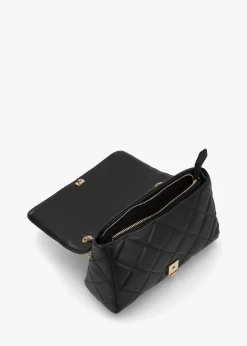Ocarina Quilted Nero Satchel Bag