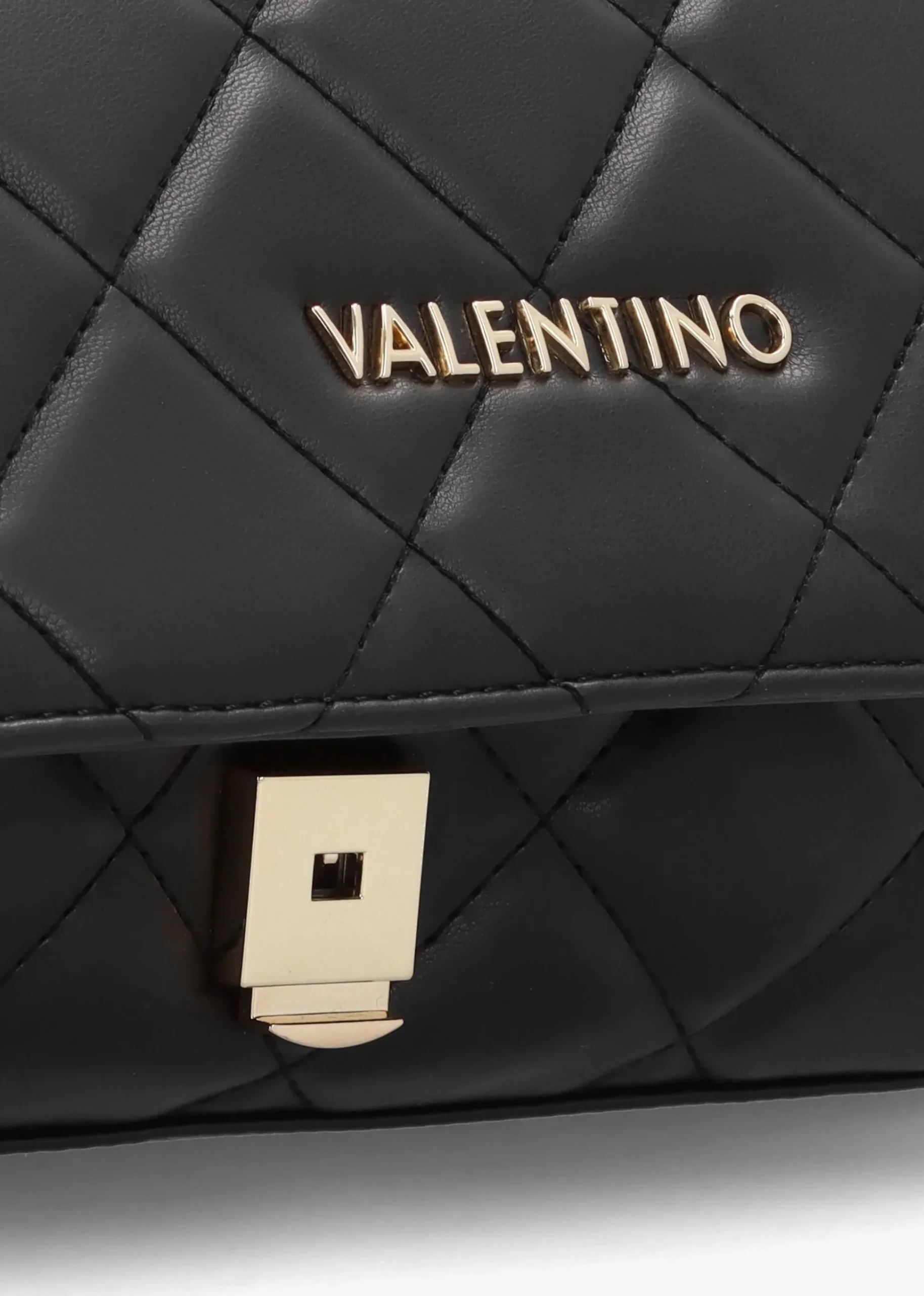 Ocarina Quilted Nero Satchel Bag
