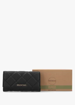 Ocarina Relove Recycle Quilted Nero Wallet