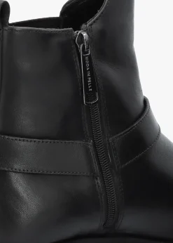 Palanne Black Leather Chelsea Boots