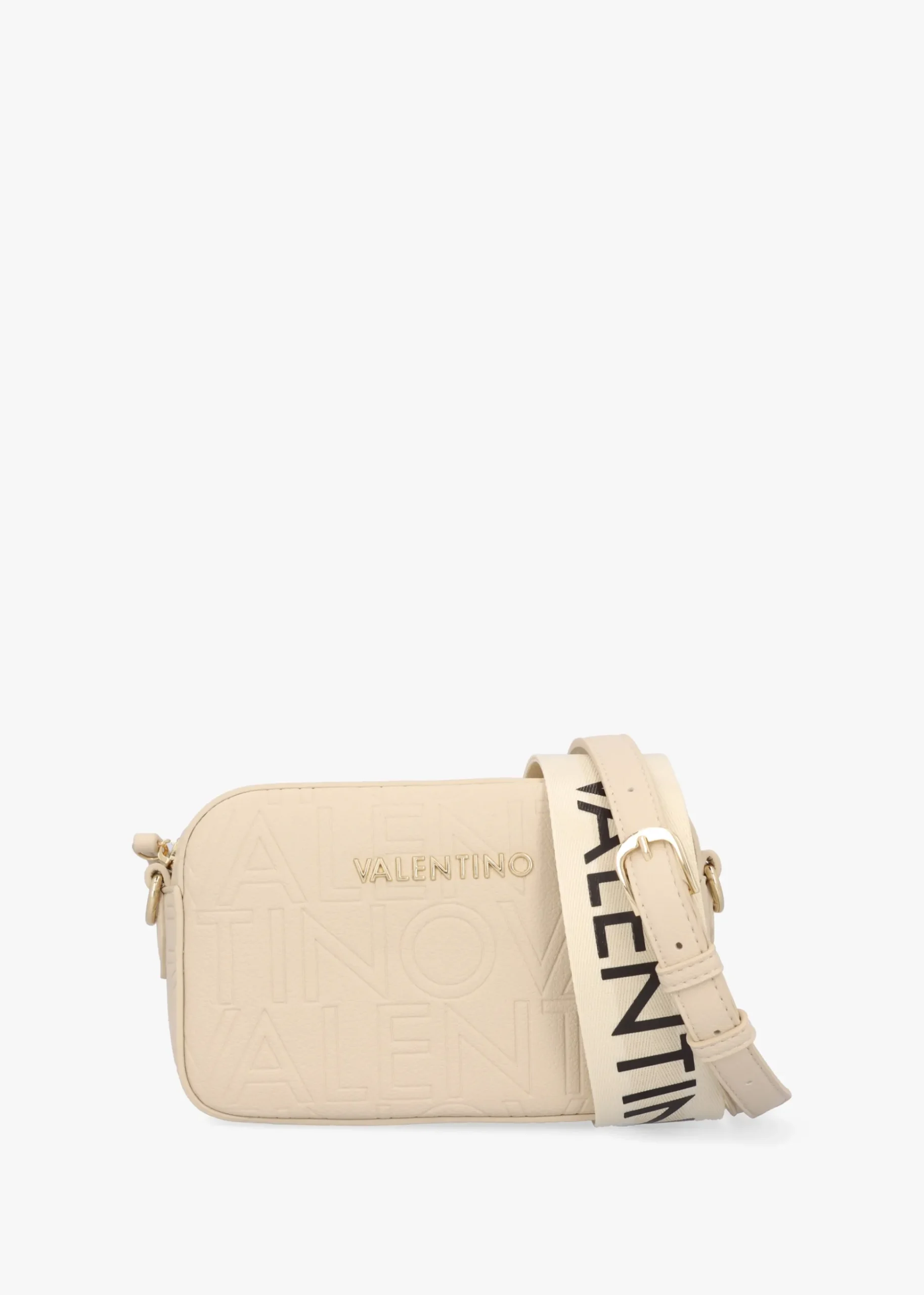 Pansy Ecru Logo Camera Bag