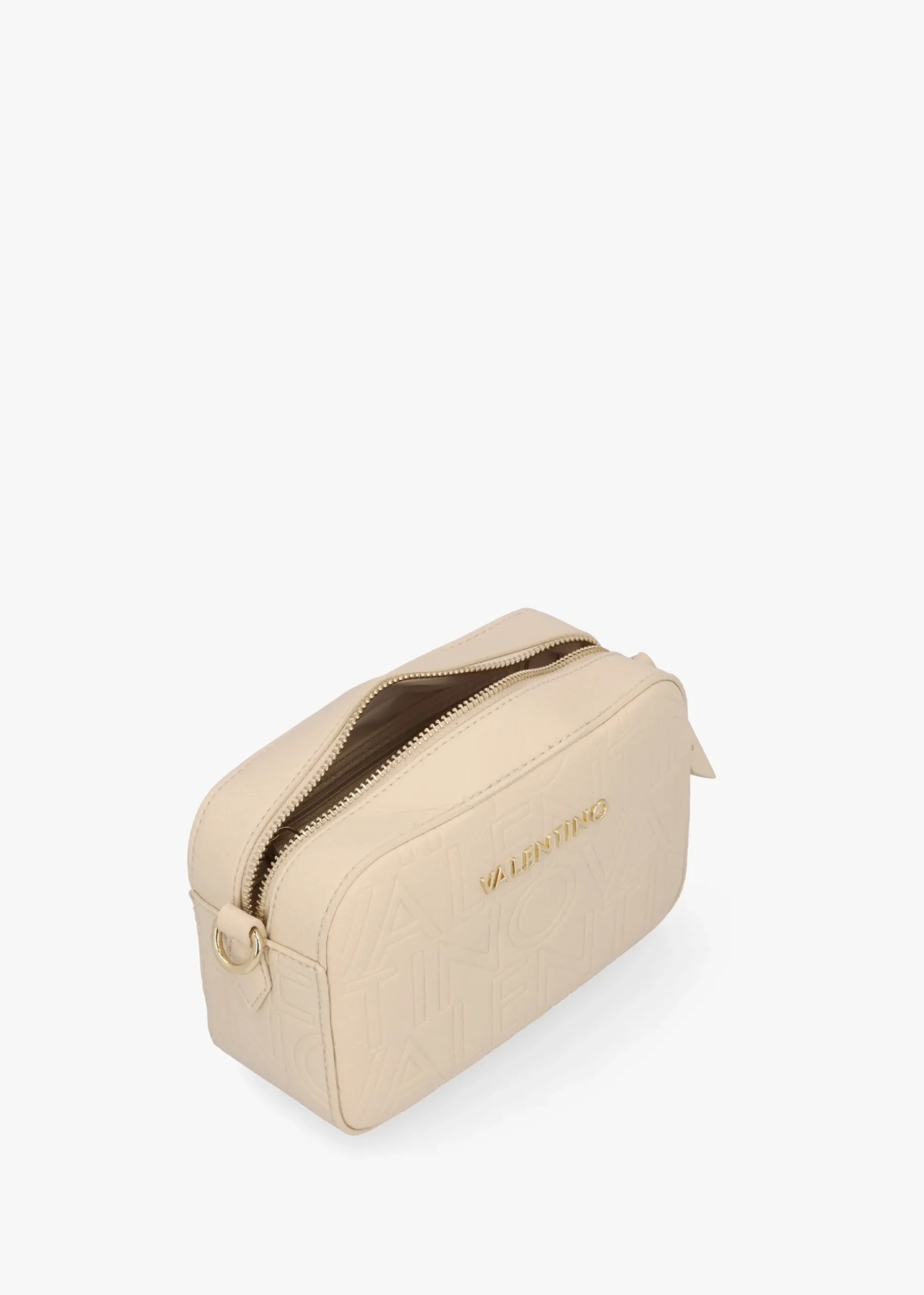 Pansy Ecru Logo Camera Bag
