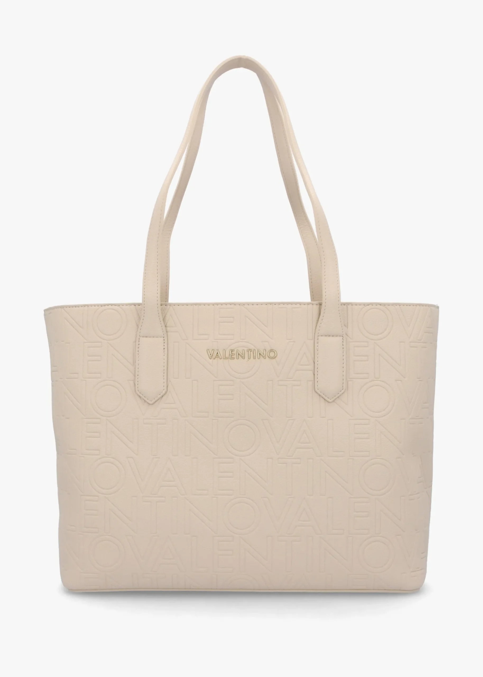 Pansy Ecru Logo Shopper Bag