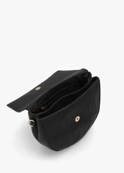 Pansy Logo Nero Satchel Bag