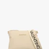 Pansy Logo Top Zip Ecru Cross-Body Bag