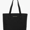 Pansy Nero Logo Shopper Bag