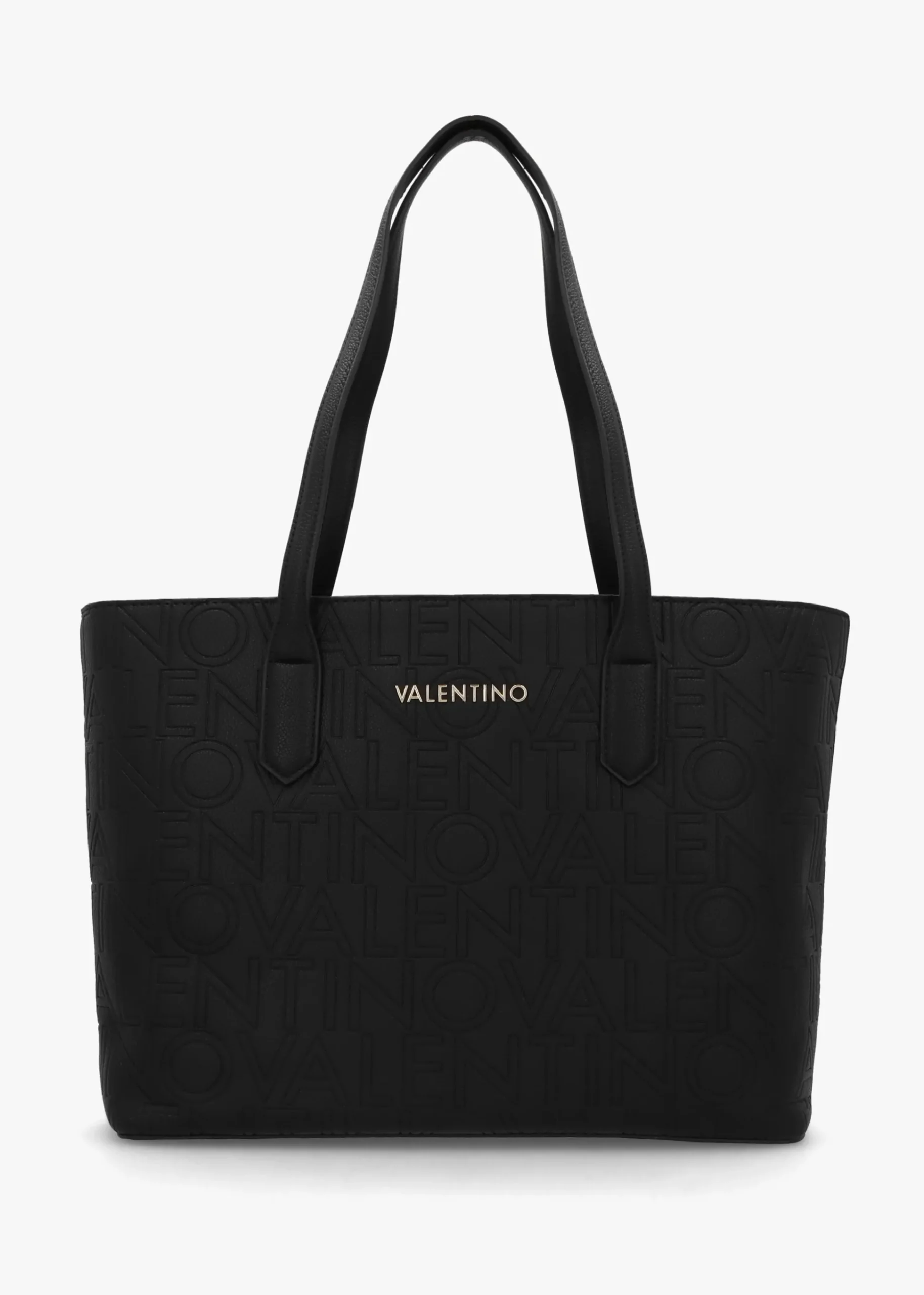 Pansy Nero Logo Shopper Bag