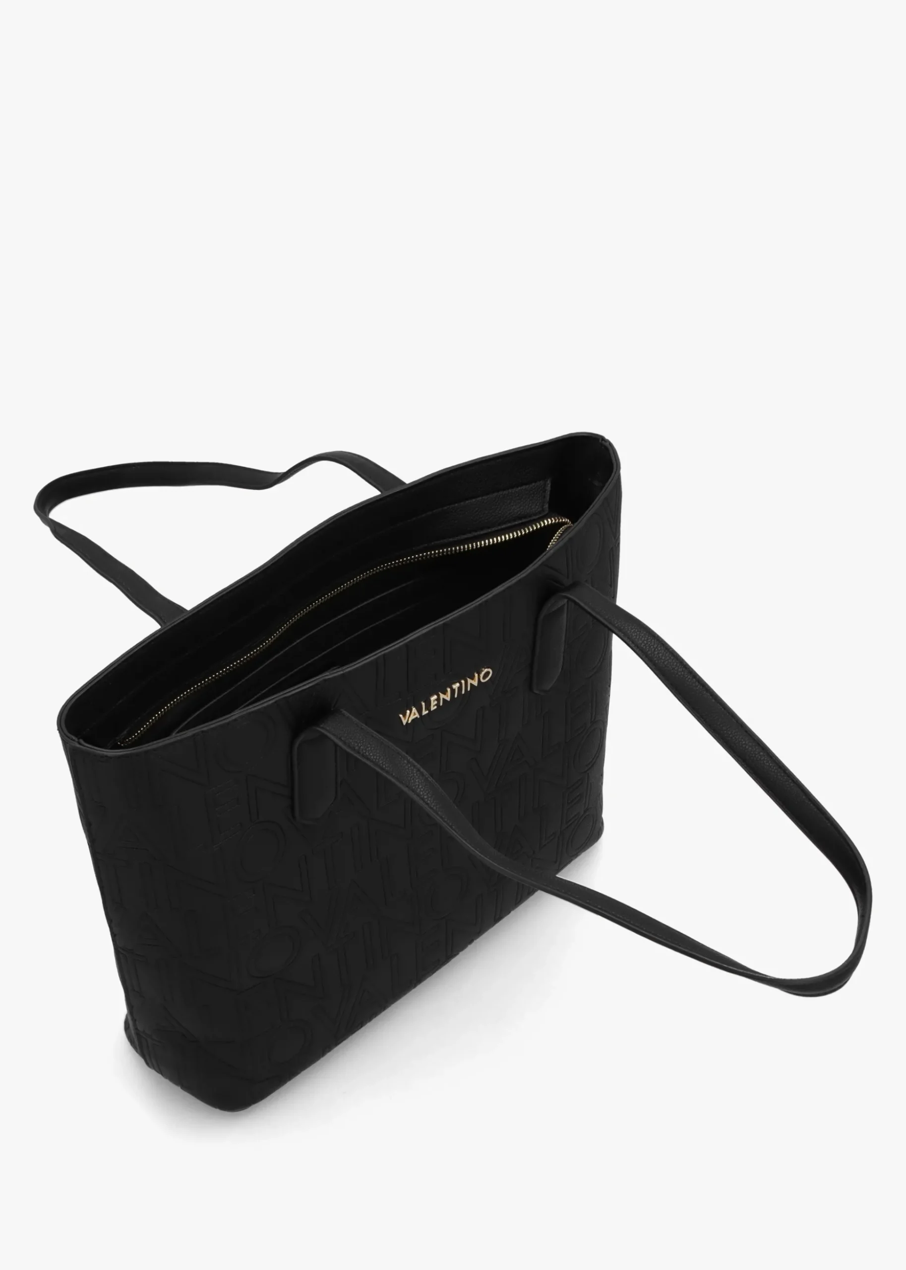 Pansy Nero Logo Shopper Bag