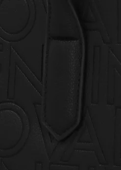 Pansy Nero Logo Shopper Bag