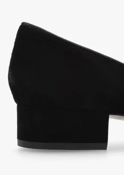 Pasco Black Suede Snaffle Loafers