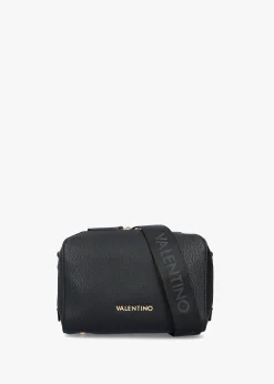 Pattie Haversack Pebbled Black Cross-Body Bag