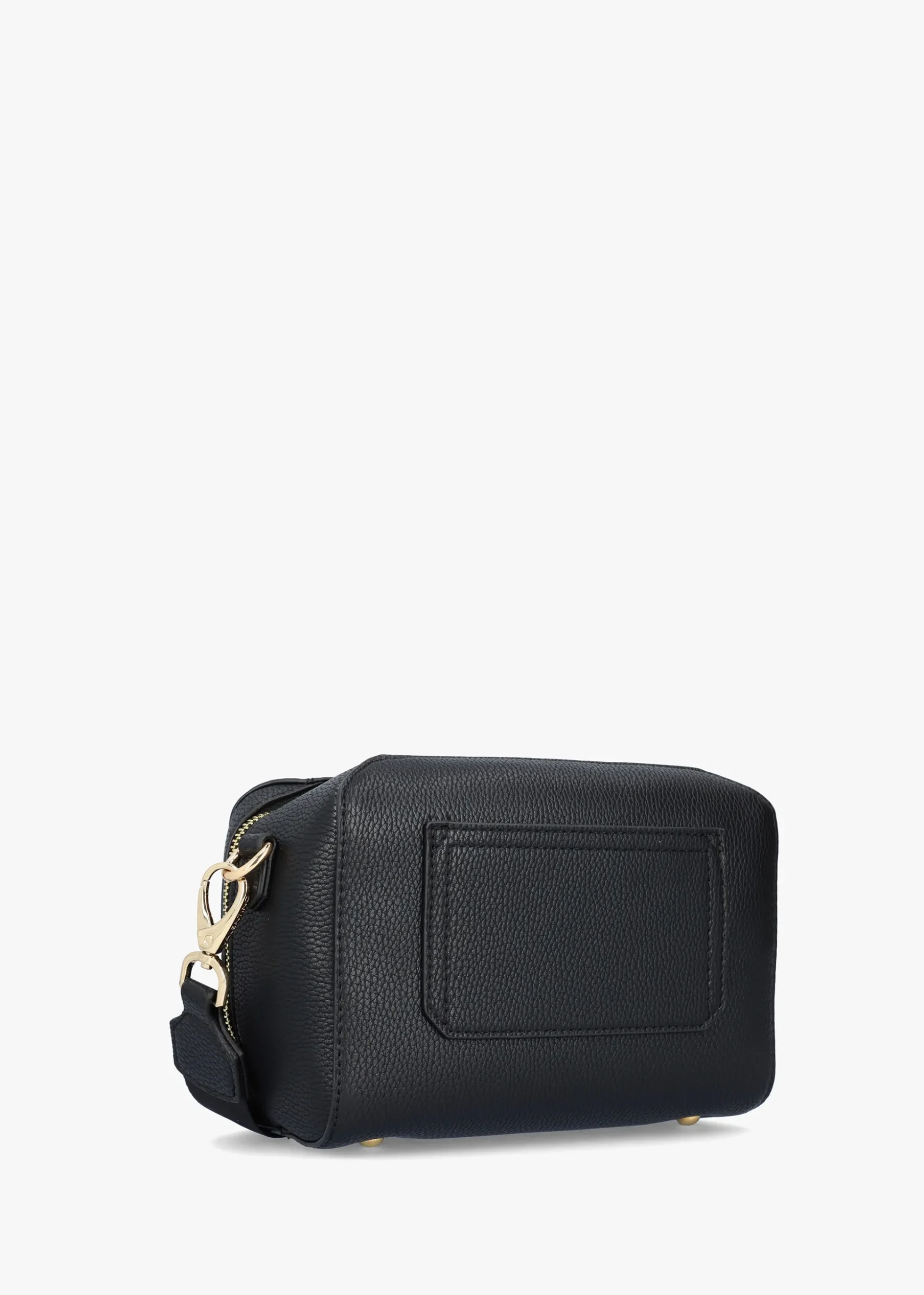 Pattie Haversack Pebbled Black Cross-Body Bag