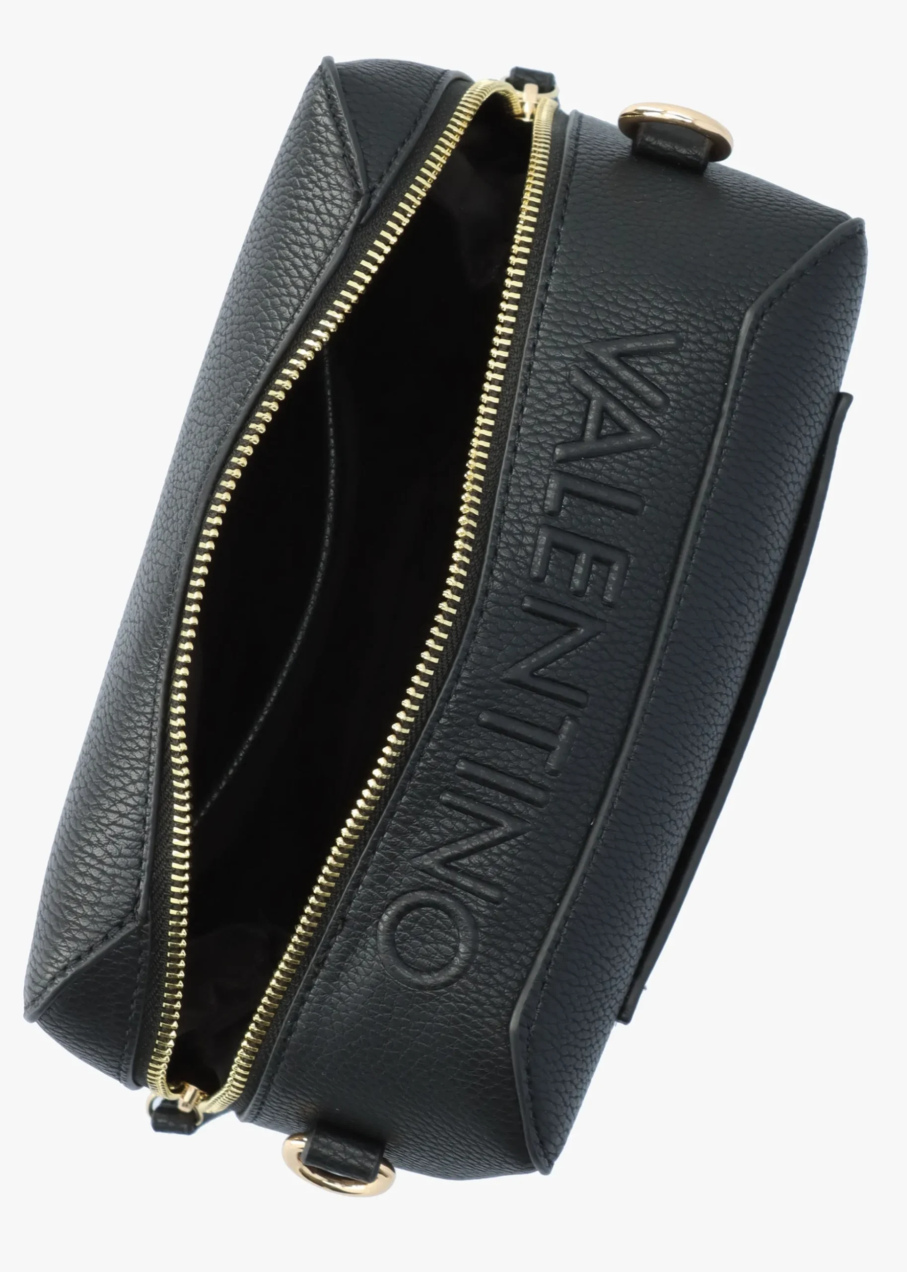 Pattie Haversack Pebbled Black Cross-Body Bag