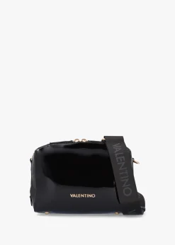 Pattie Patent Nero Camera Bag
