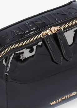 Pattie Patent Nero Camera Bag