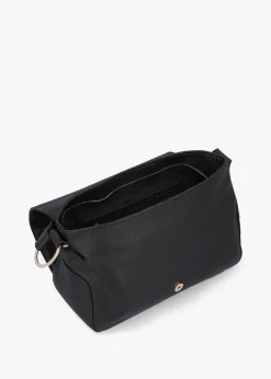Peonies Nero Shoulder Bag