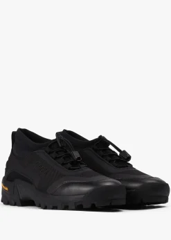 Performance Black Neoprene Trainers