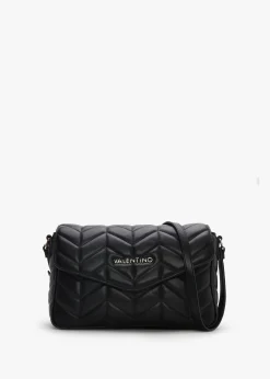 Petal Chevron Nero Cross-Body Bag