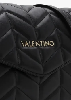 Petal Chevron Nero Cross-Body Bag