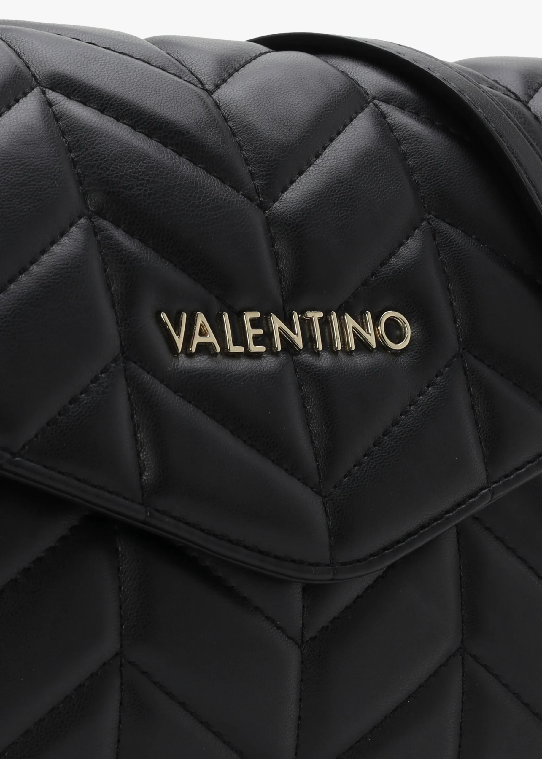 Petal Chevron Nero Cross-Body Bag