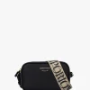 Piped Black & Silver Camera Bag